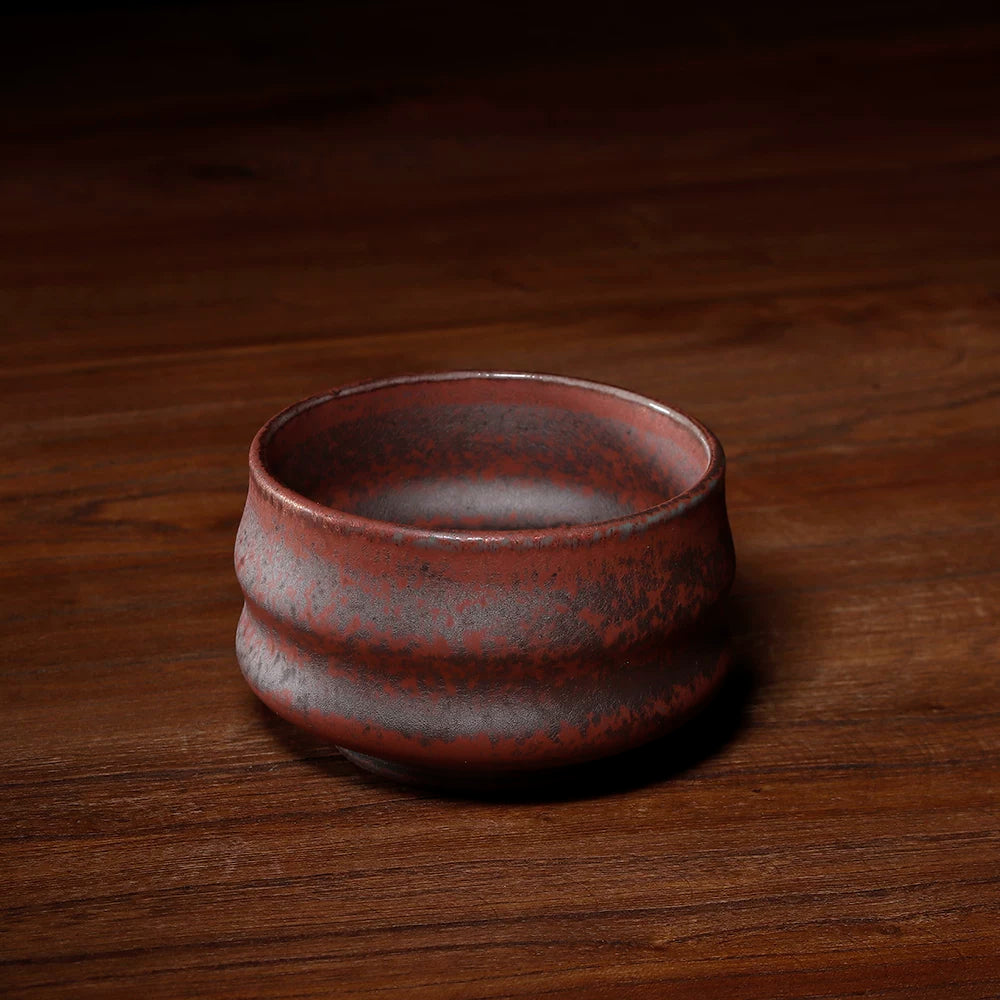 Jun Ware Charcoal-Fired Gilded Bronze Citrus Peel Teacup 130ml