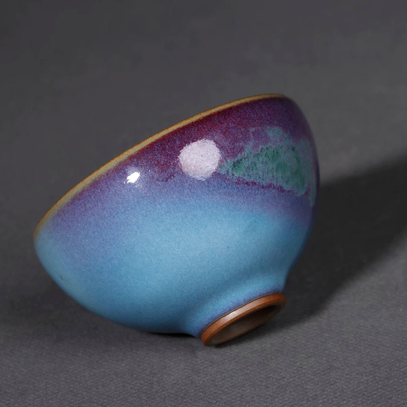 Jun Ware Handcrafted  "Pear-Shaped" Kiln-Transmutation Teaset