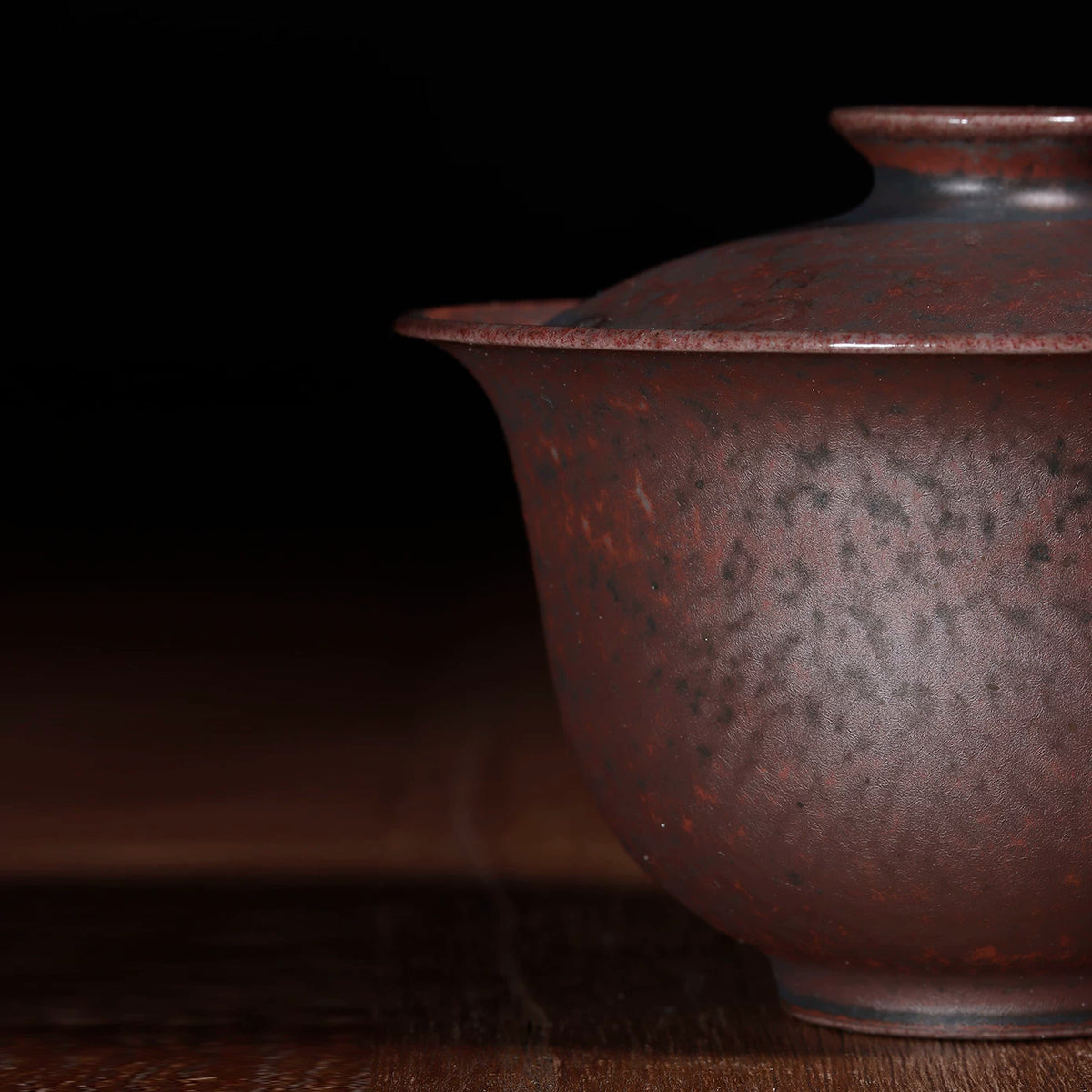 Jun Ware Charcoal-Fired Gilded Bronze Gaiwan 150ml