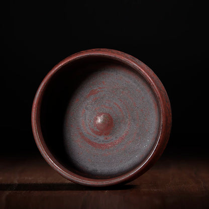Jun Ware Charcoal-Fired Gilded Bronze Citrus Peel Teacup 130ml