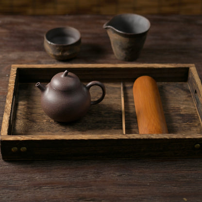 Yixing Purple Clay eggplant Shape Teapot  Zisha Pot
