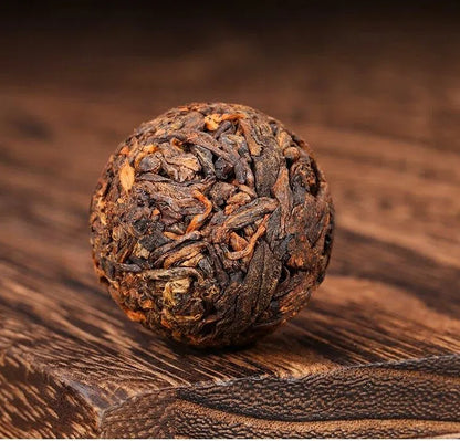 2012 Bingdao Ancient Tree Dragon Pearl Ripe Pu-erh Tee