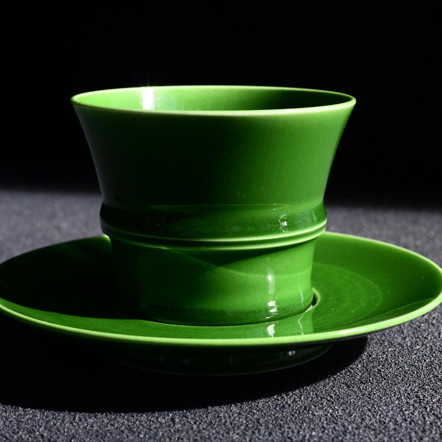 Handcrafted Jade Green Bamboo Coffee/Tea Cup