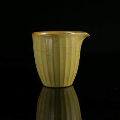 Celadon-Ge Kiln Teekanne (Fairness-Becher) Rissmuster Teekanne