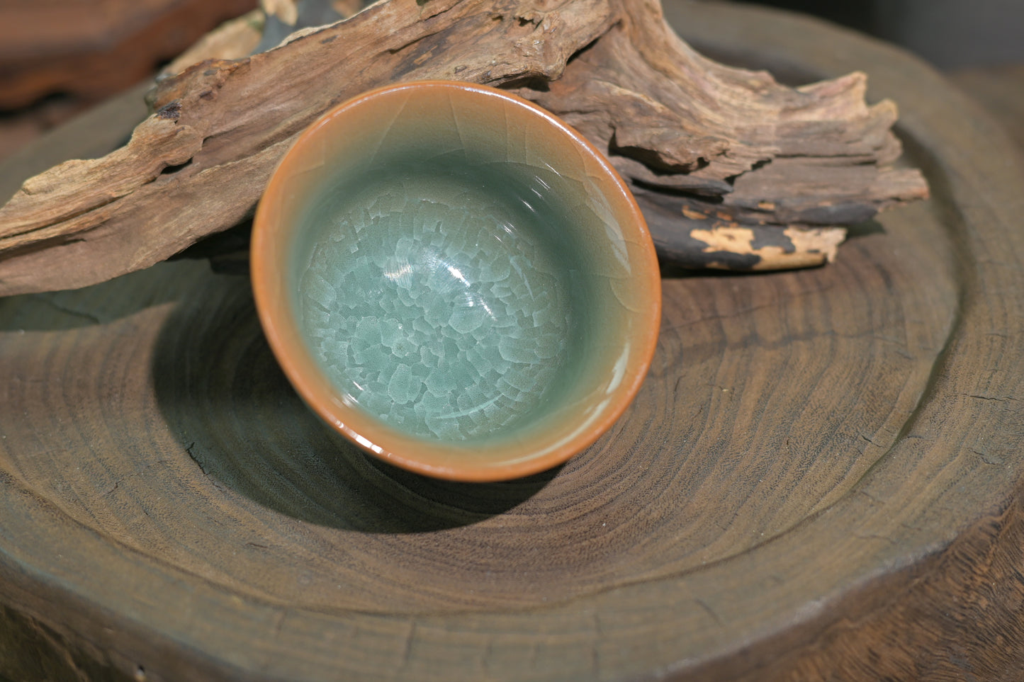 Longquan Celadon Ice-Crackle Master Cup