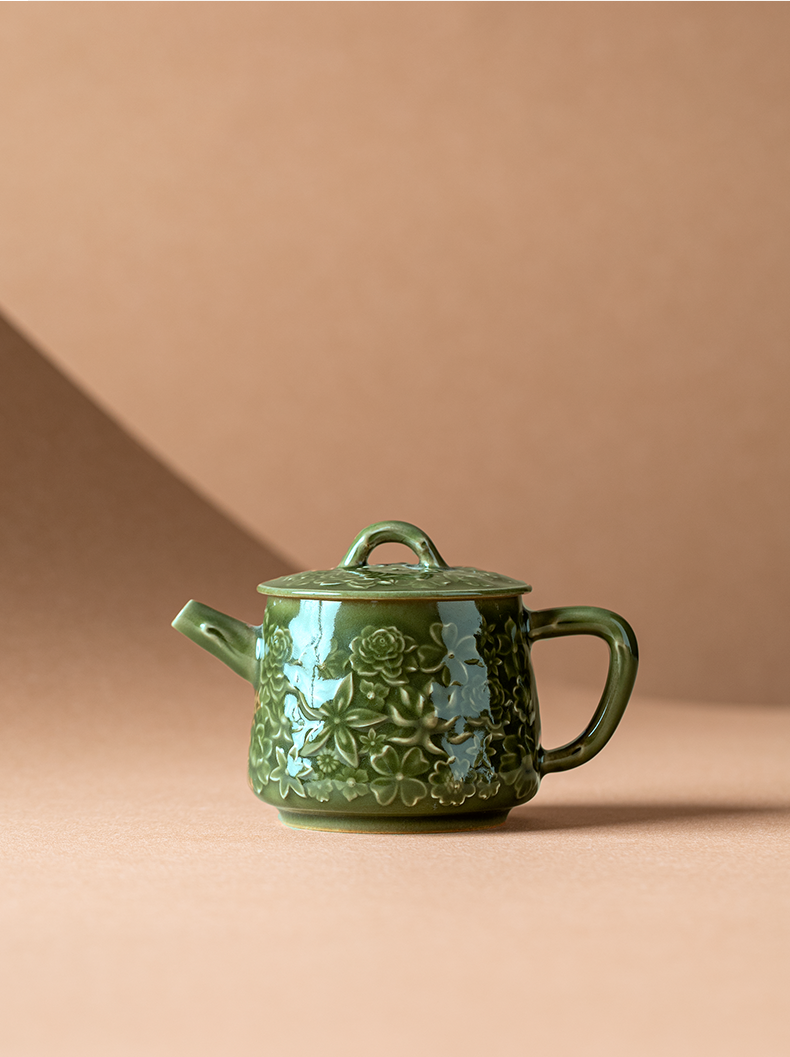 Chinese teaware collectible – “Hundred Flowers” teapot
