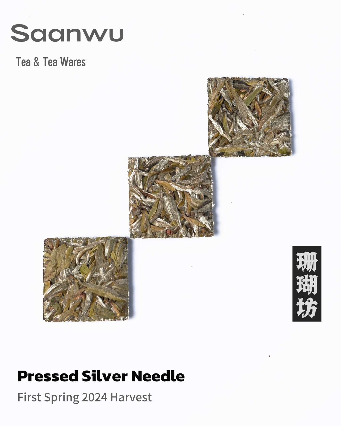 2024 Fuding White Tea – Baihao Yinzhen Compressed Cube Package