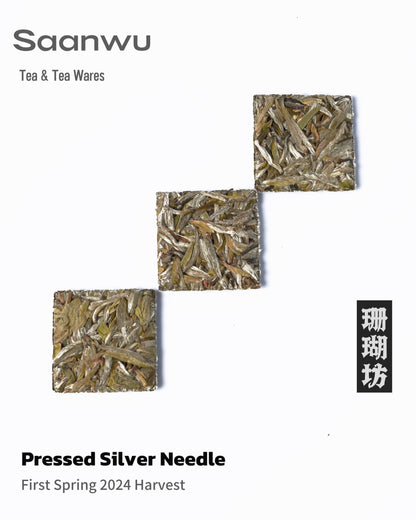 2024 Fuding White Tea – Baihao Yinzhen Compressed Cube Package