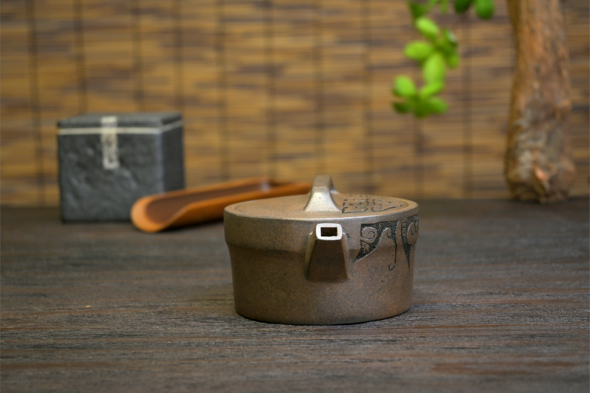 Highly collectible Yixing art teapot with elegant lines and rustic shape, embodying traditional Chinese ceramic artistry