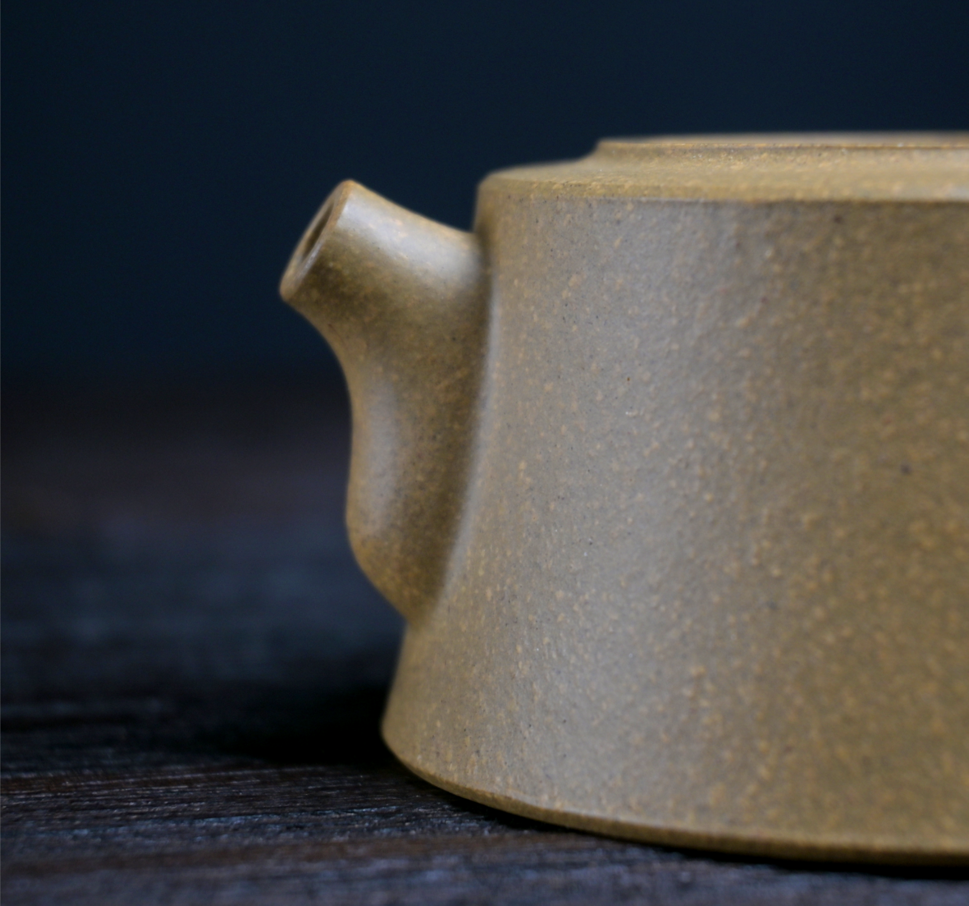 Small 150ml Yixing teapot inspired by ancient stone column bases, perfect for concentrated tea brewing