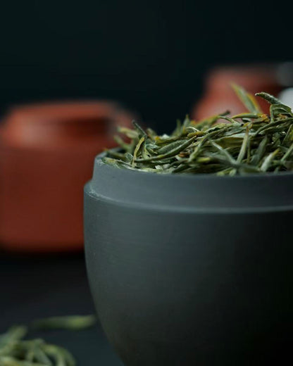 Elegant Yixing tea caddy with minimalist design, combines ancient ceramic art with contemporary tea culture needs