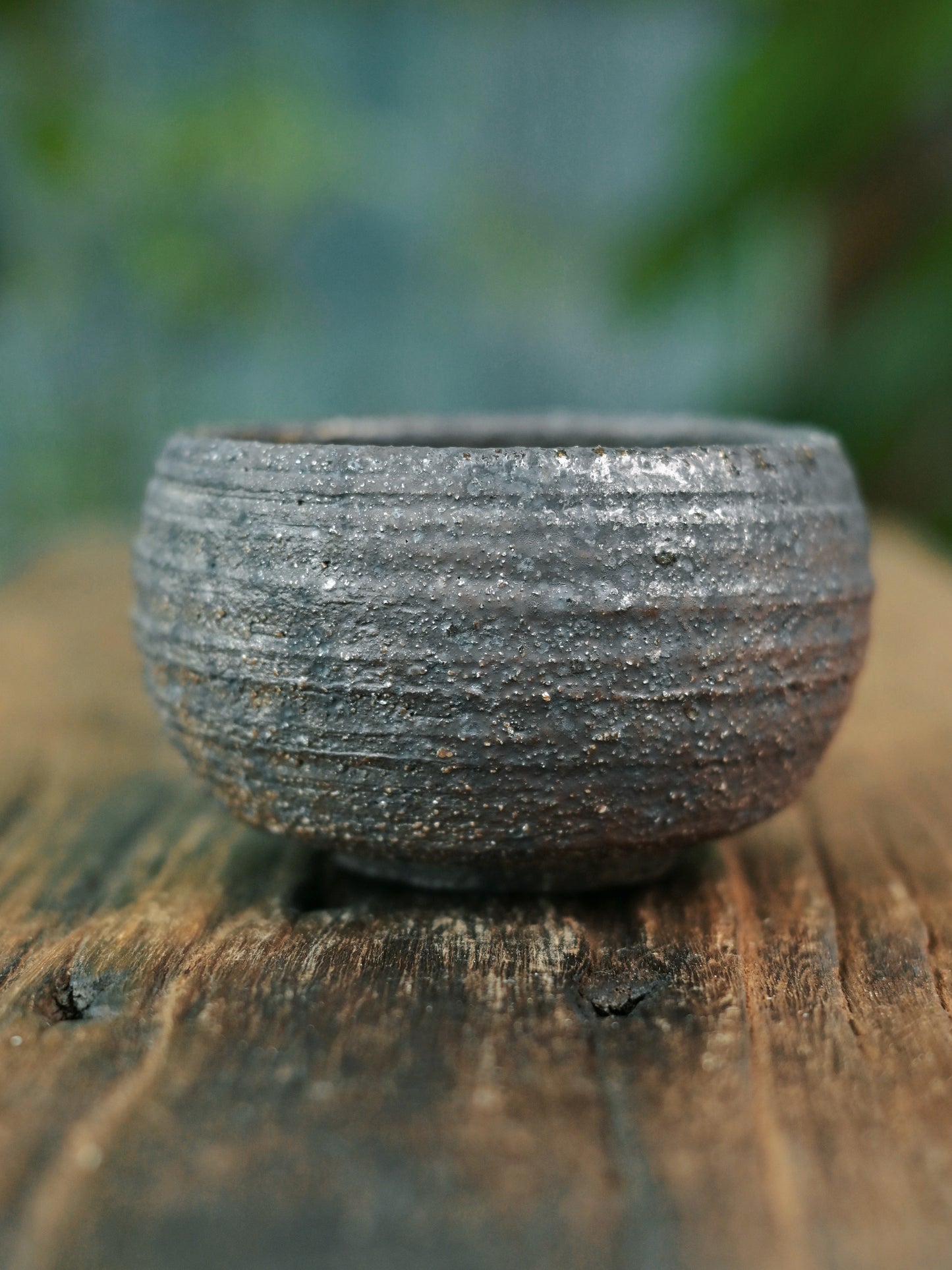 Naturally developing iridescent coating that enhances with regular tea use