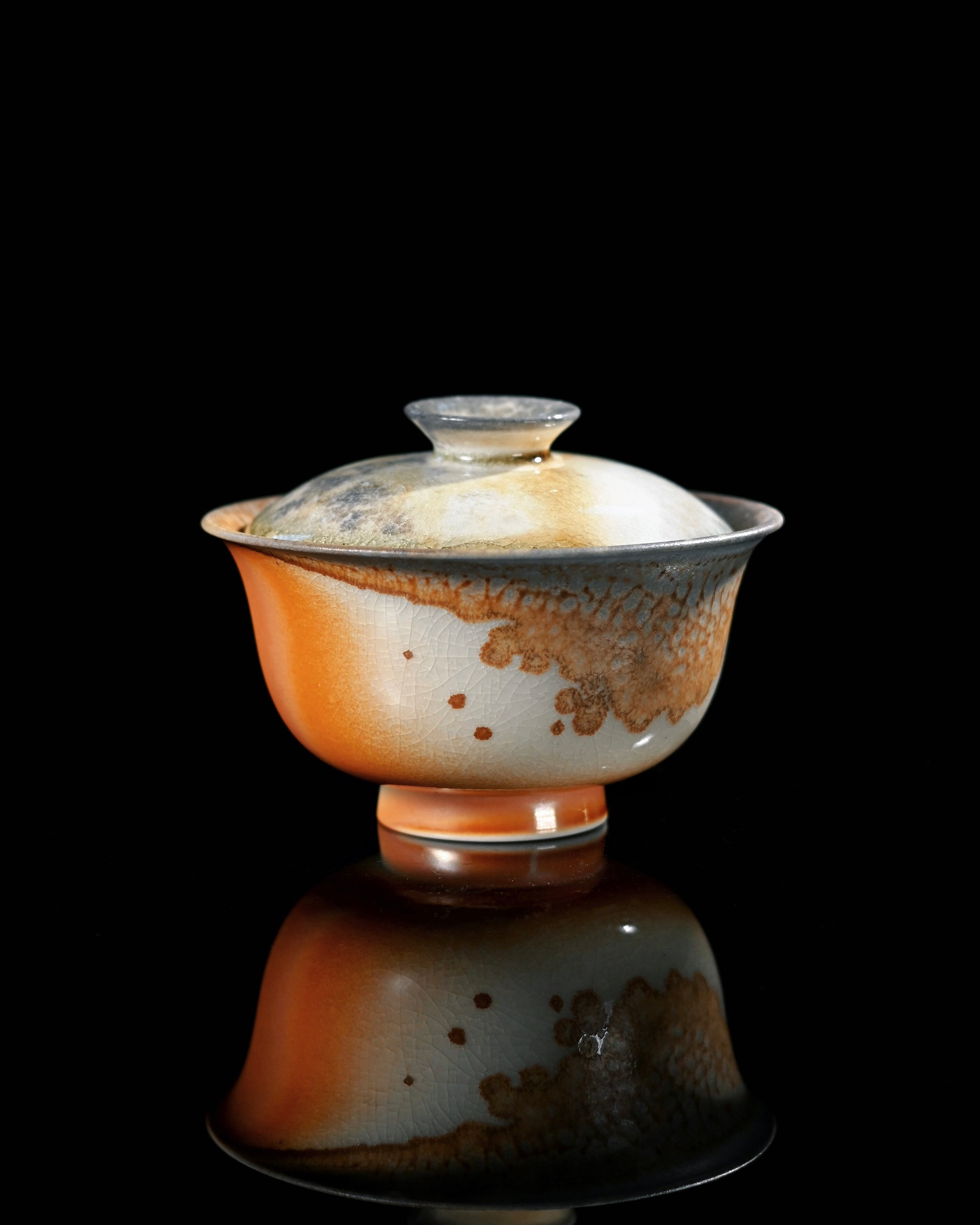 Fine porcelain material selection enabling delicate form with structural durability