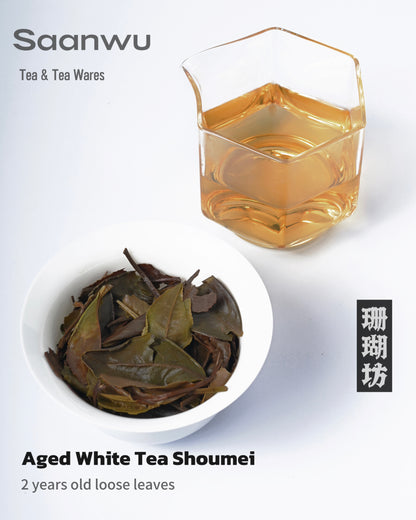 Handpicked 2023 Fuding White Tea Shou Mei – Premium Tea Leaves