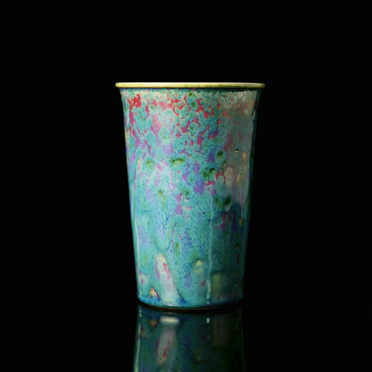 Colourful ceramic tumbler