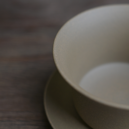 Gaiwan Yixing en argile violette brute originale, fait à la main, modèle Trois Talents