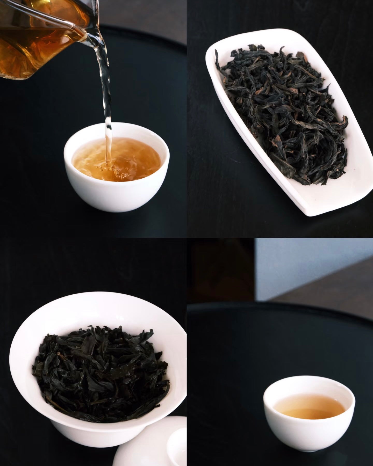 2025 High-Aroma Qilan dry tea leaves showing dark green color with reddish edges