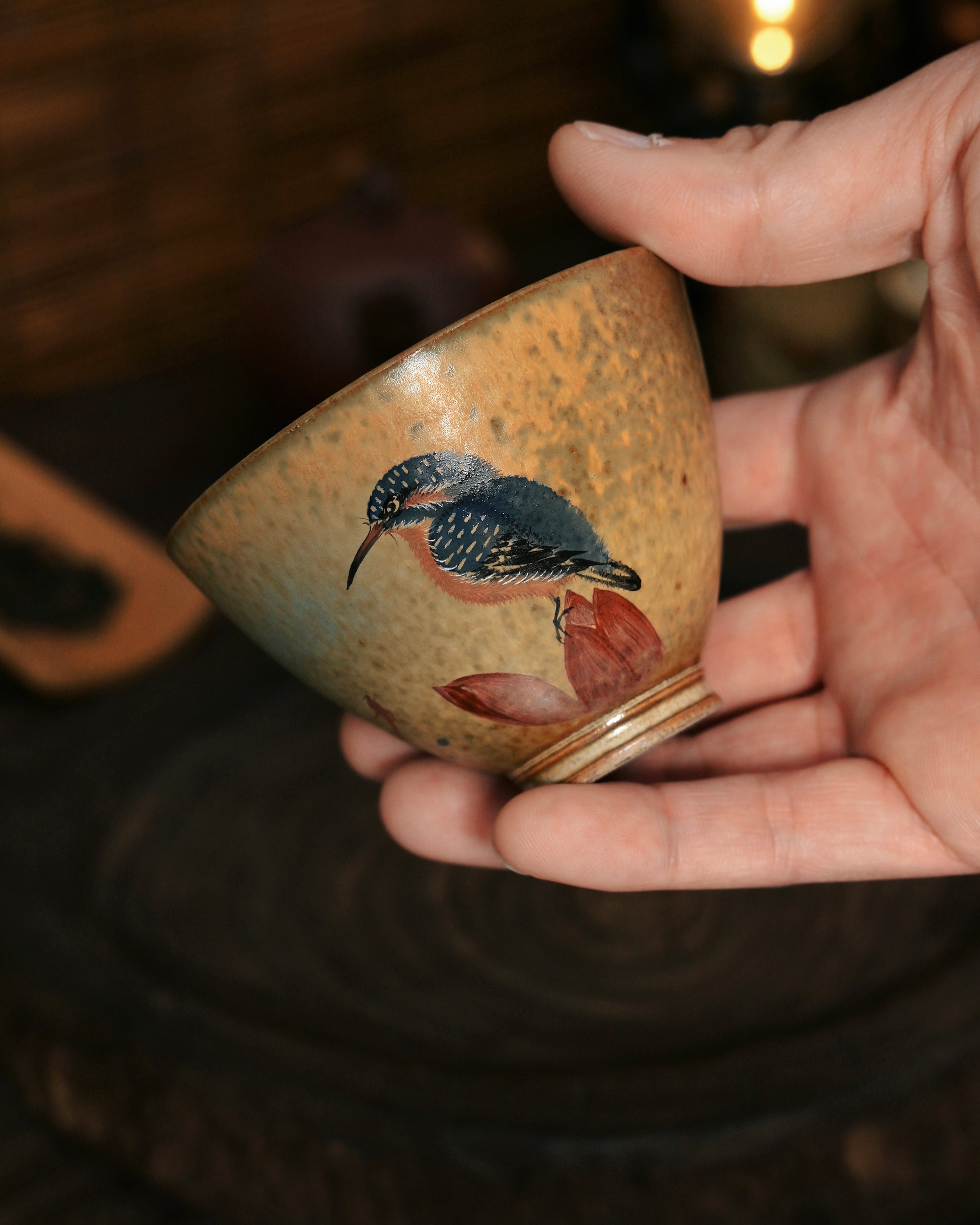 High temperature 1300°C glaze firing ensuring durable and luminous surface finish