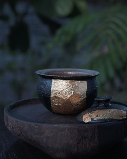 Japanese tea ware Wabi-sabi ceramic ea bowl