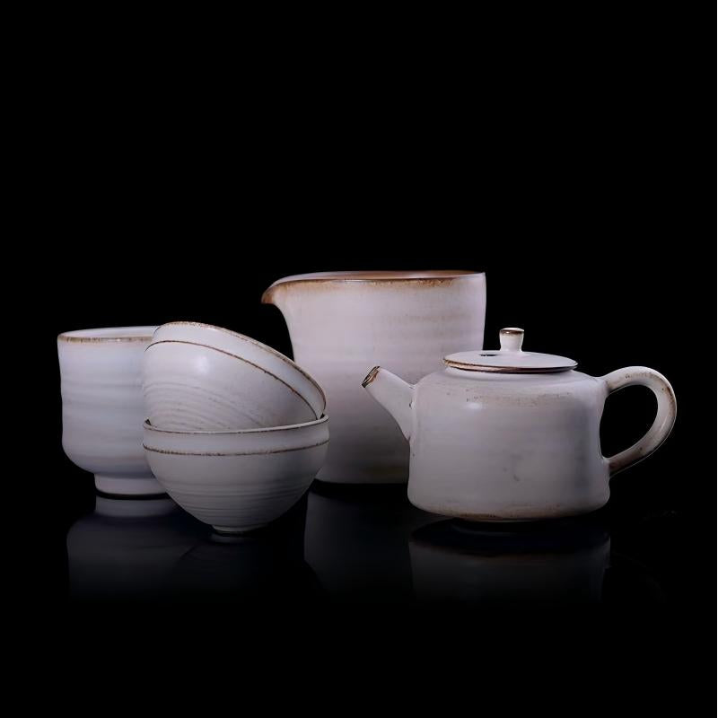 Wabi-Sabi "Kohiki" Teapot Set