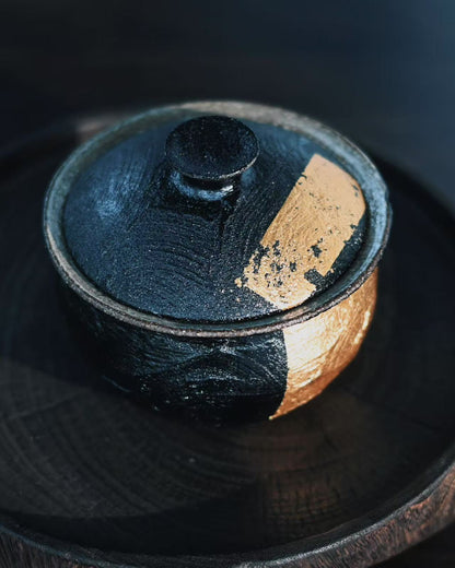 Japanese tea set Wabi-sabi tea bowl