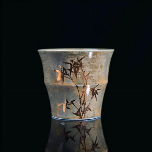 Handcrafted and hand painted tea set from Jingdezhen