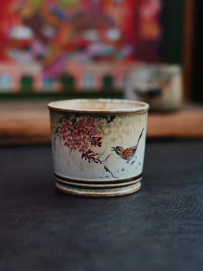 Hand-painted teacup for gift