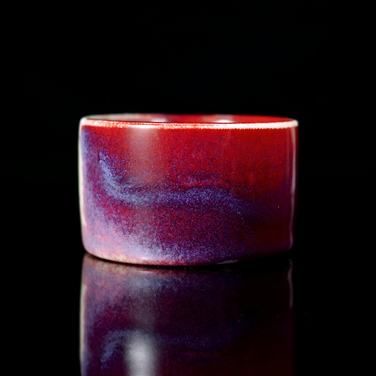 Jun kiln transformation art showcasing the spontaneous "ten thousand colors from one kiln" ceramic philosophy