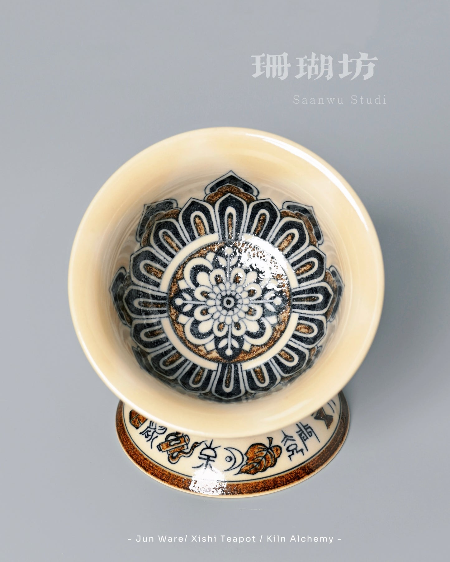 Sacred flower motif design derived from composite Buddhist floral symbolism since Tang dynasty