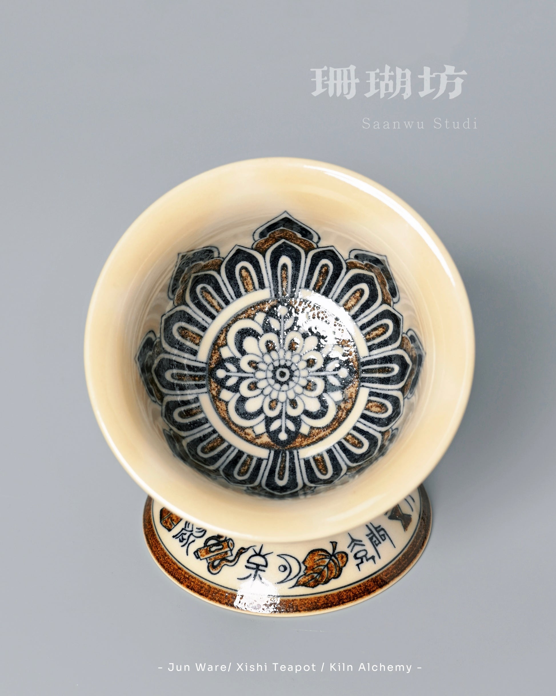 Sacred flower motif design derived from composite Buddhist floral symbolism since Tang dynasty