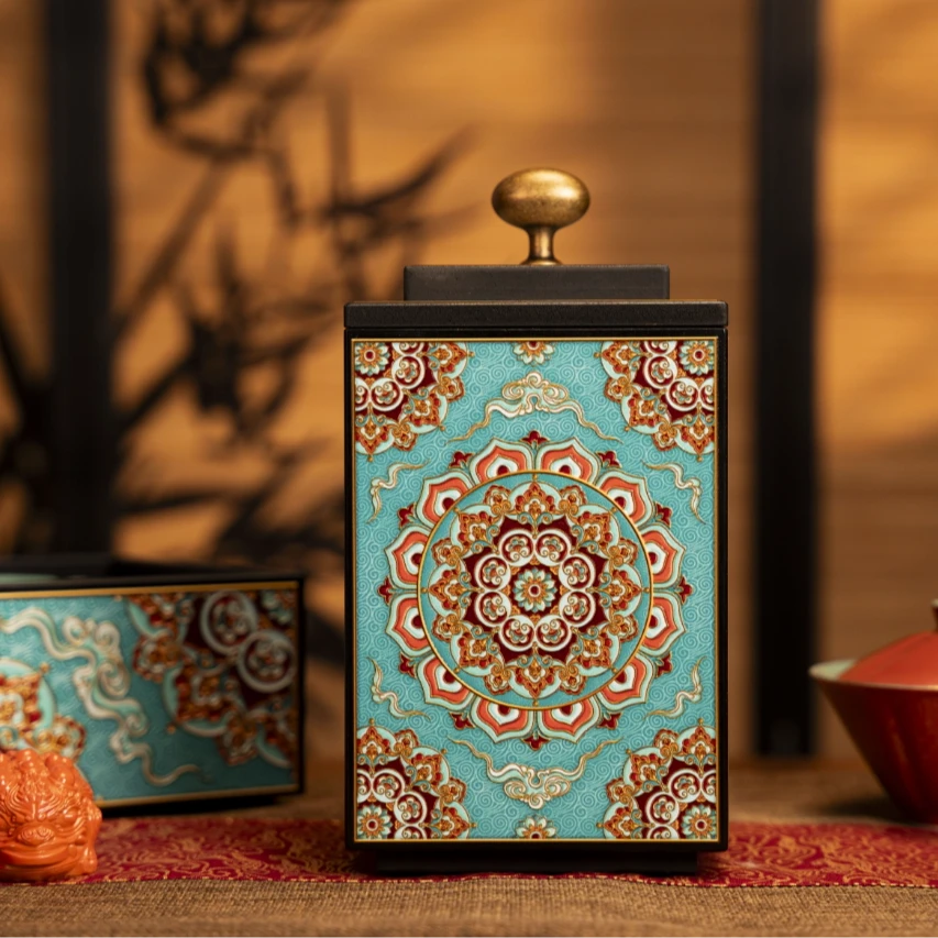 Large Capacity Dunhuang Revival Tea Caddy - Ionizing Artisan Edition