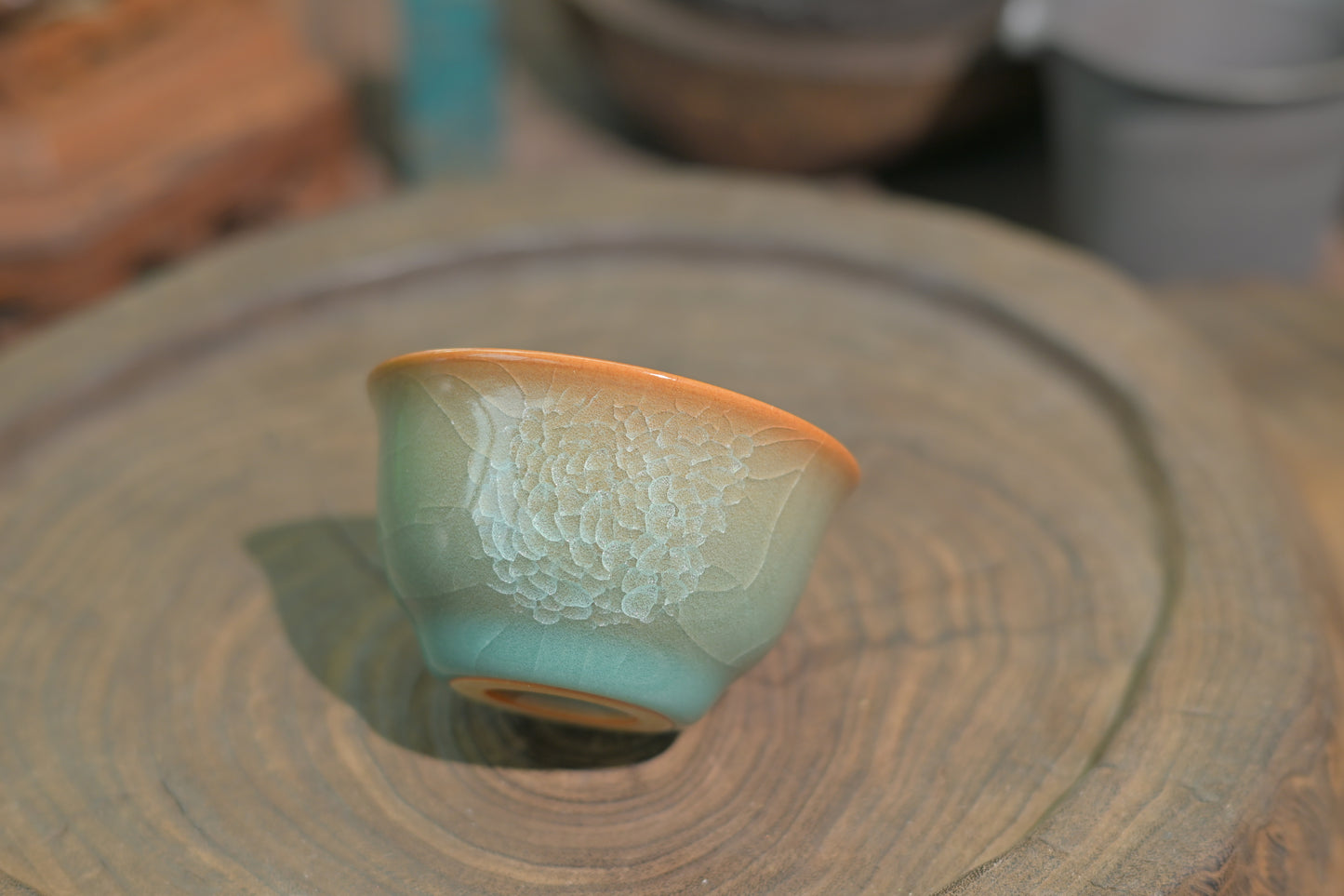 Longquan Celadon Ice-Crackle Master Cup