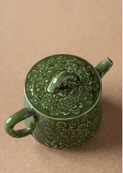 Traditional Longquan Celadon teapot for tea lovers