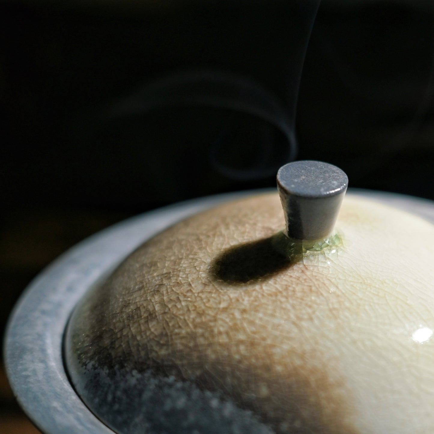 Unique Piece Wood-Fired Ash Glaze Gaiwan