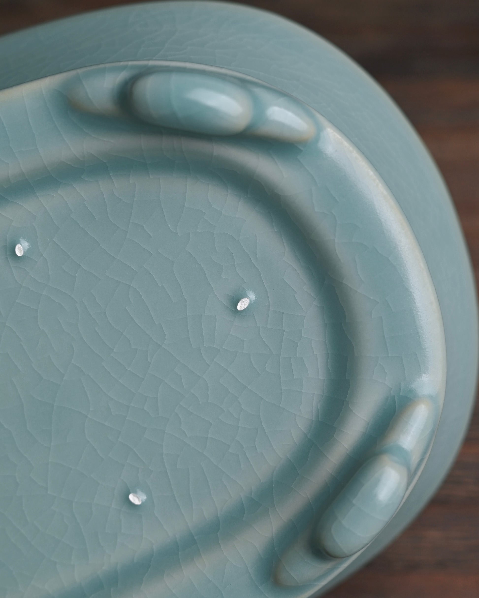 Northern Song-style Ru ware basin with classic sky-blue glaze and fine crackles, perfect as zisha teapot stand or decorative art piece