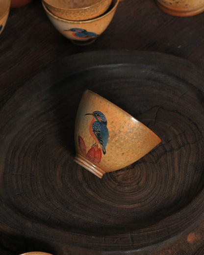 Poetic tea ceremony vessel combining functional design with artistic expression