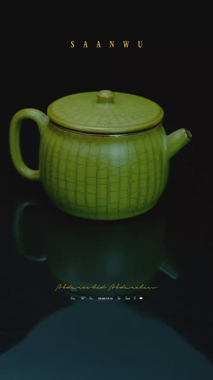 Longquan Celadon – Ge Kiln Hanwa (Han-style)Teapot