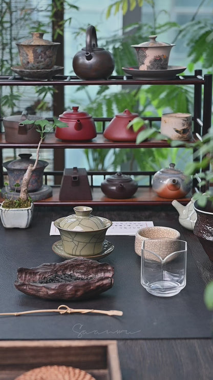 Longquan Celadon Ge Kiln Gaiwan 160ml