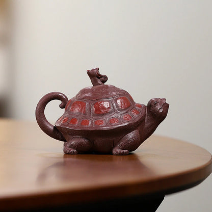 Timeless Craft, Eternal Blessings — Yixing “Longevity Turtle” Teapot