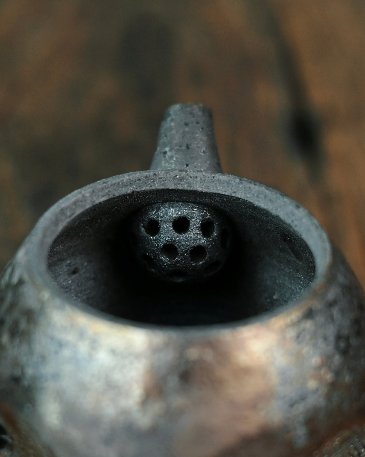 Raw clay material showing unglazed body that develops character through repeated use