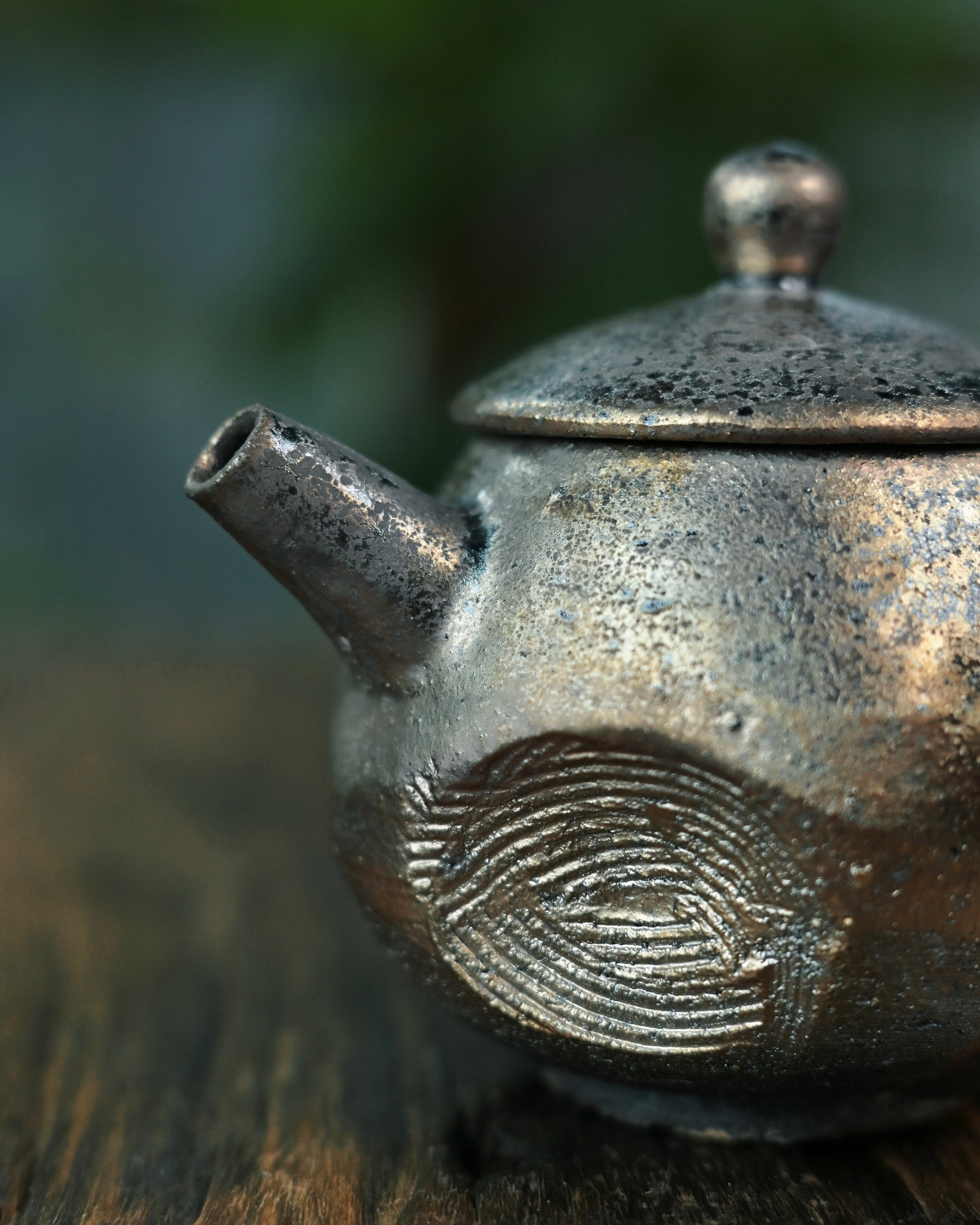 Reduction firing process creating subtle color variations and surface textures