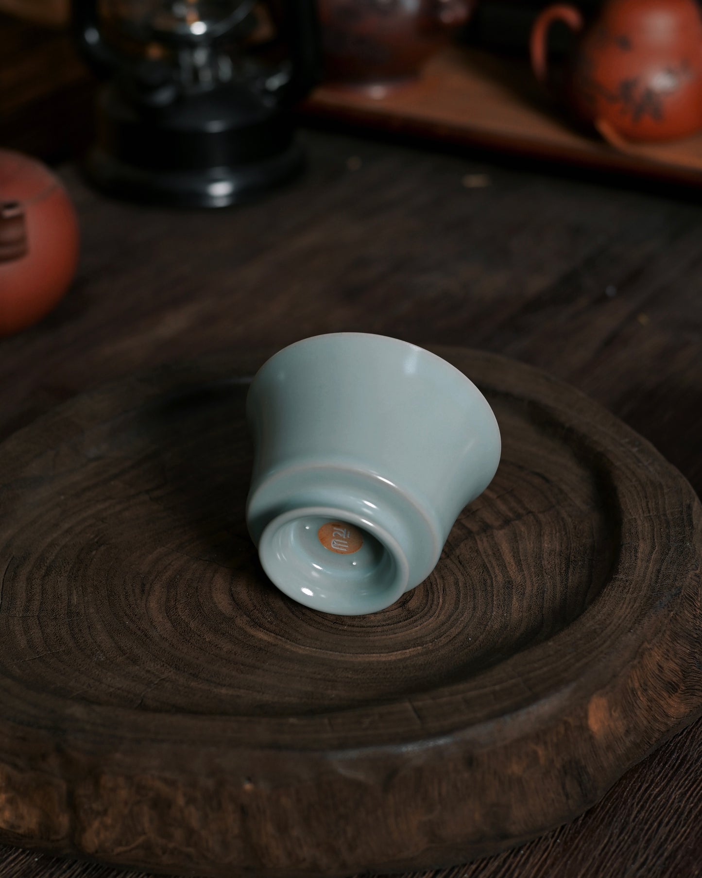 Sky blue monochrome glaze achieving the iconic "sky after rain" coloration