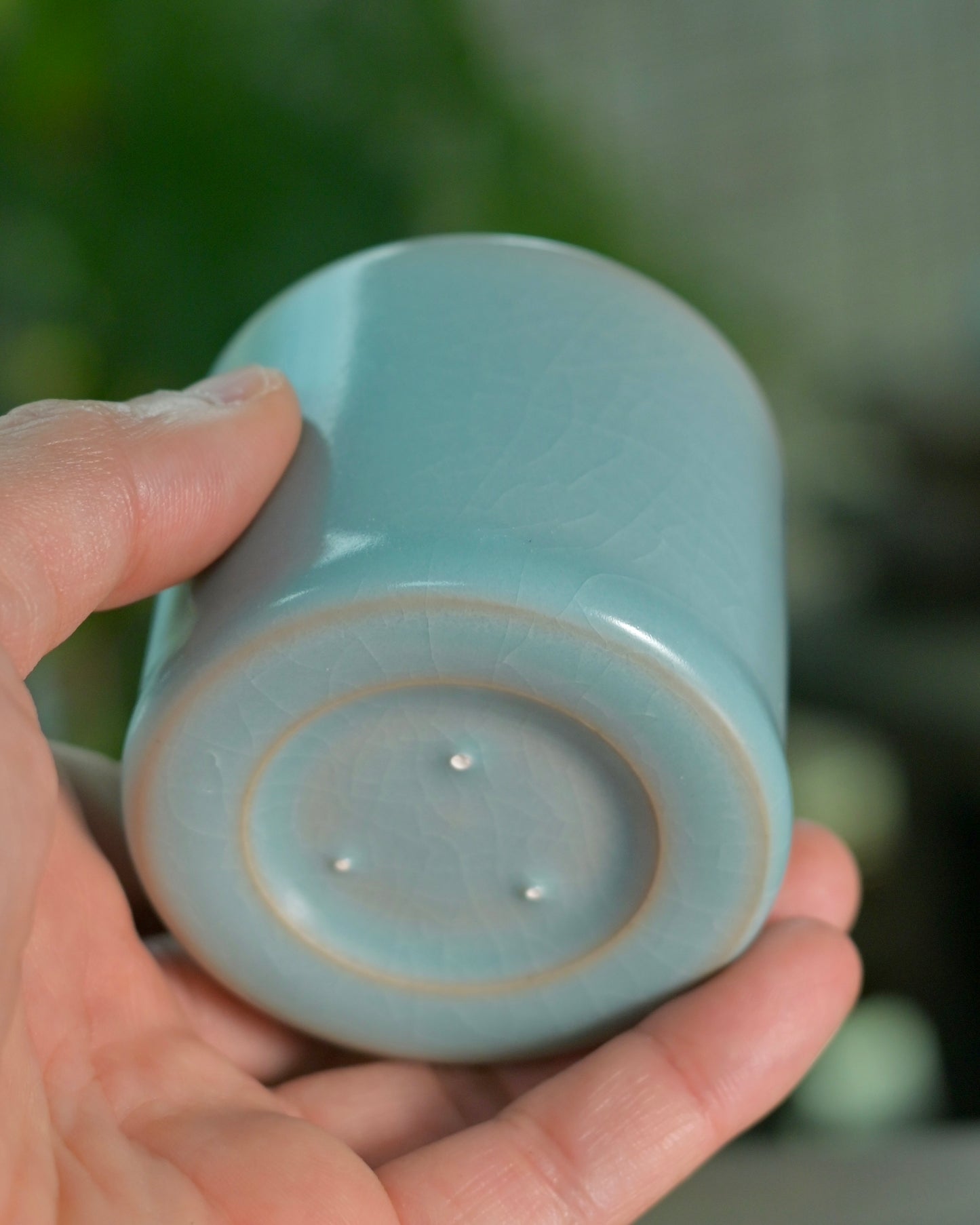 Classic Ru aesthetic form combining minimalist Song dynasty design with ergonomic functionality