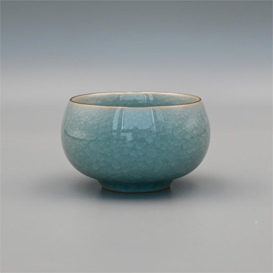 Ru Ware Ice-Cracks Tea Cup Ru Kiln Crackles Arhat Teacup