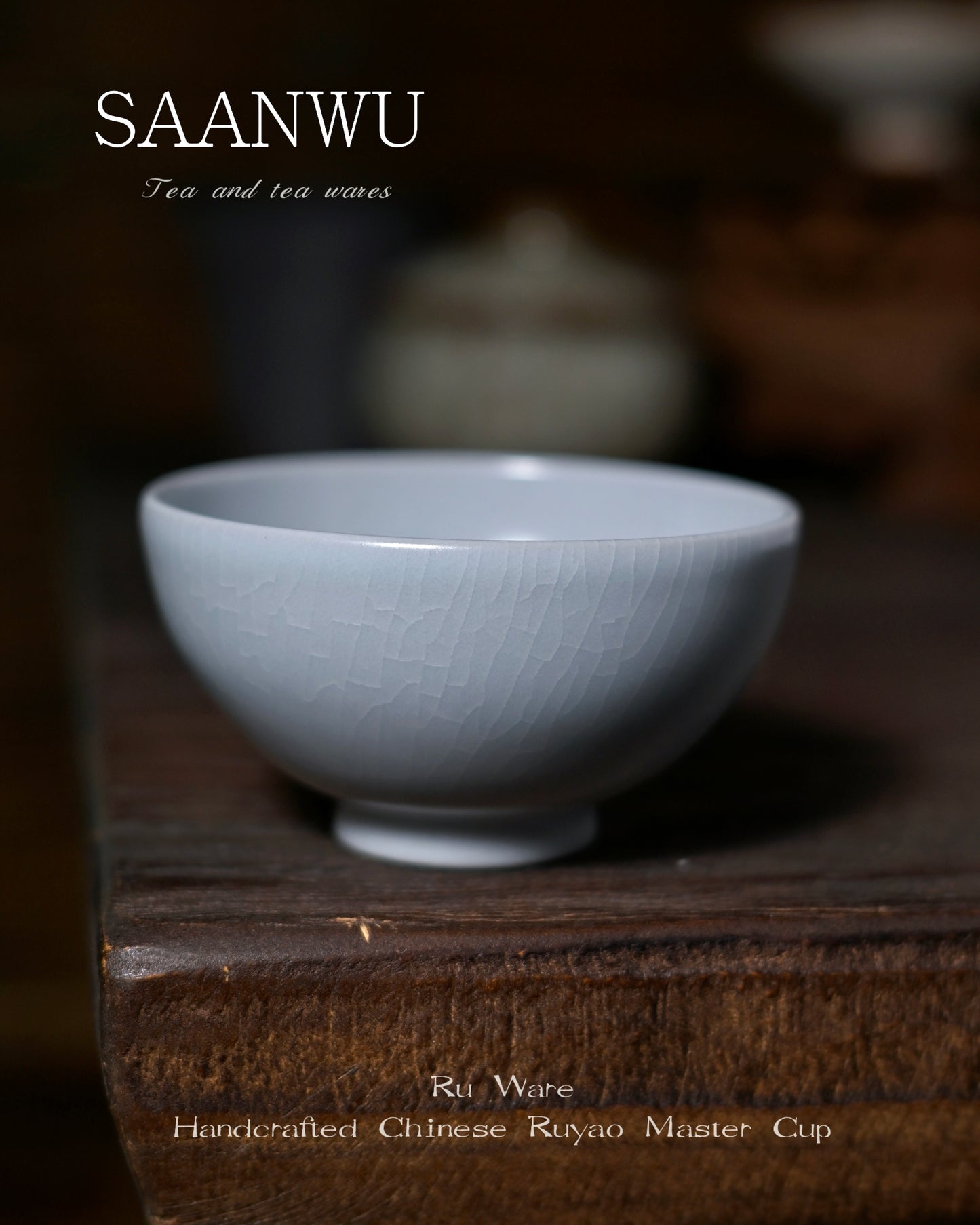 Ru Yao master cup with generous capacity for tea host use during traditional Gongfu tea ceremony