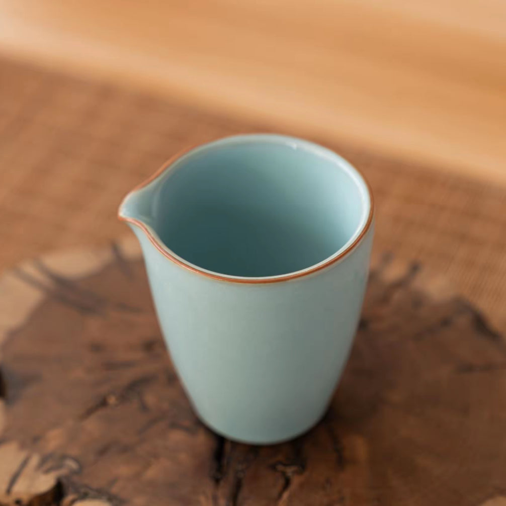 Ru Ware Sky-Blue Glaze 12-Piece Gaiwan Gongfu Tea Set 150ml