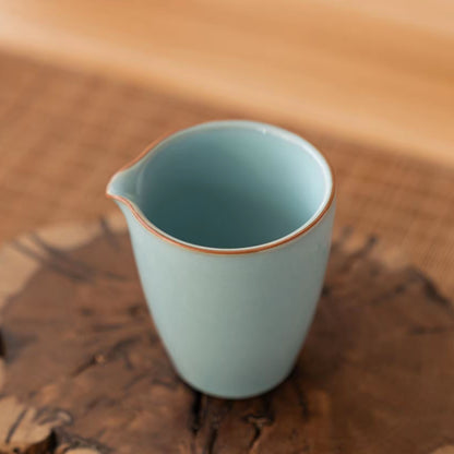 Ru Ware Sky-Blue Glaze 12-Piece Gaiwan Gongfu Tea Set 150ml