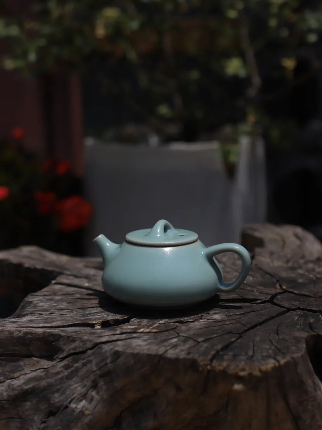 Ru Ware Sky-Blue Handcrafted Shipiao (石瓢) Teapot 200ml