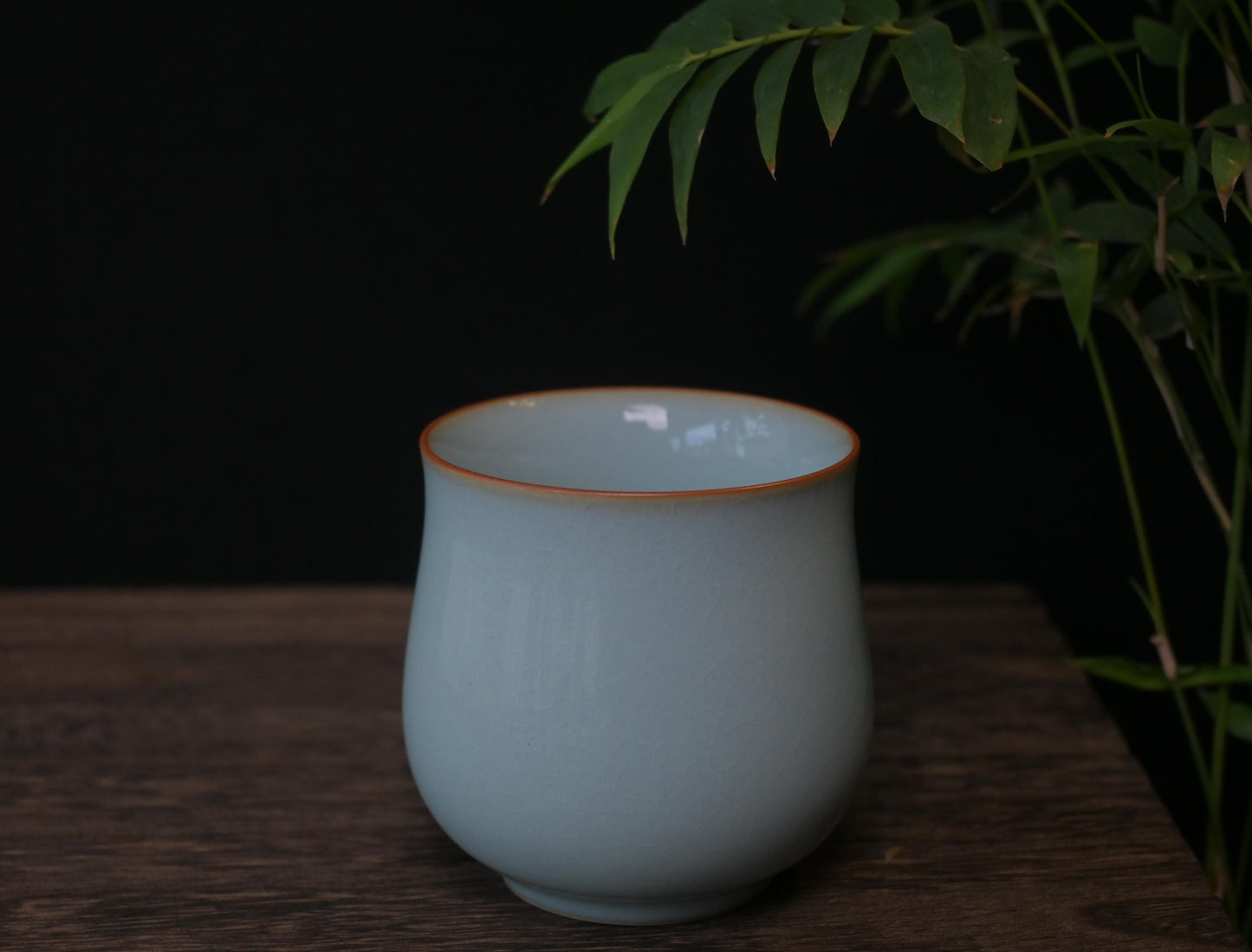 Song minimalism expressed through Ru porcelain forms and restrained decoration
