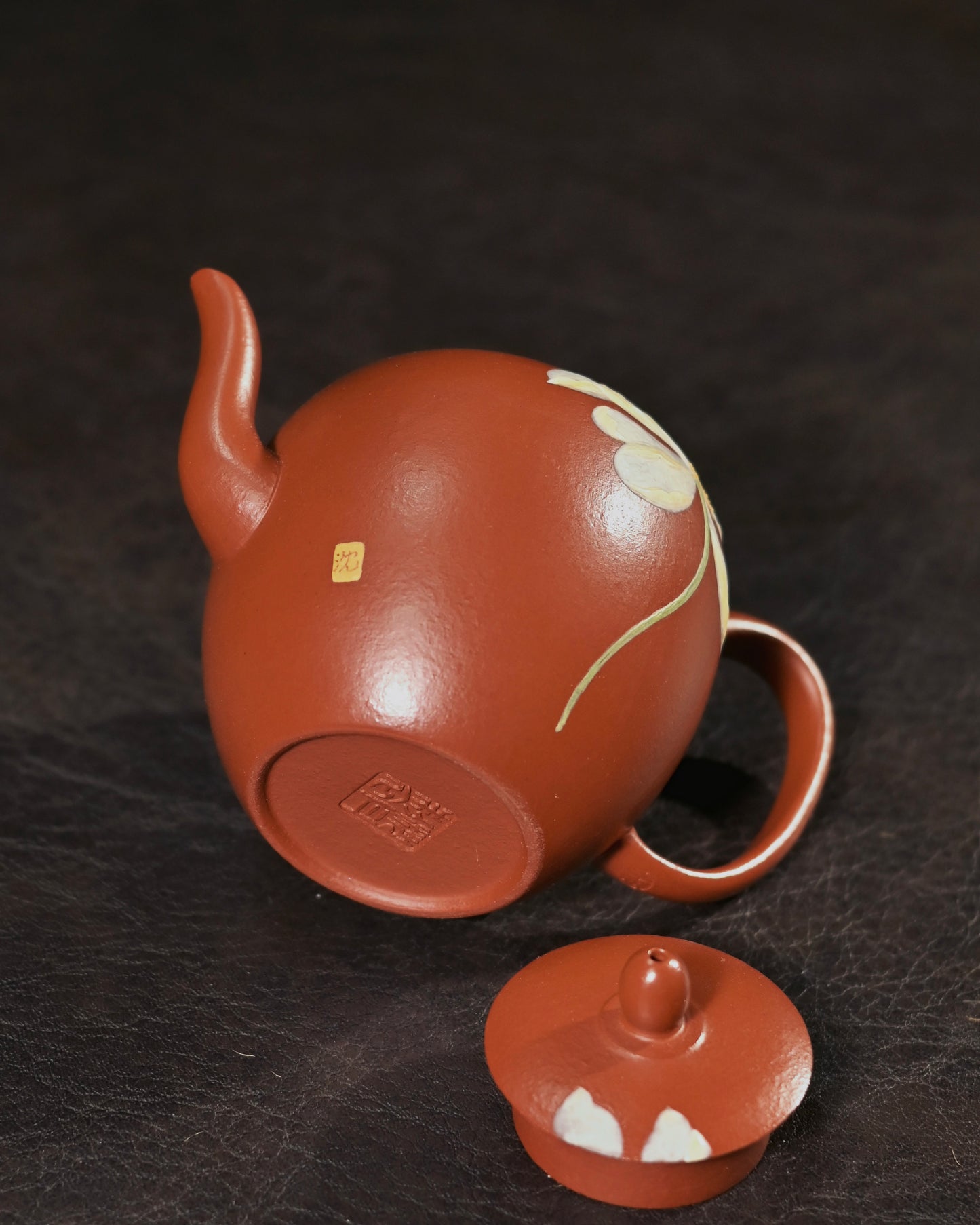 Handcrafted Yixing Da Hong Pao Clay Teapot Small Size 100ml